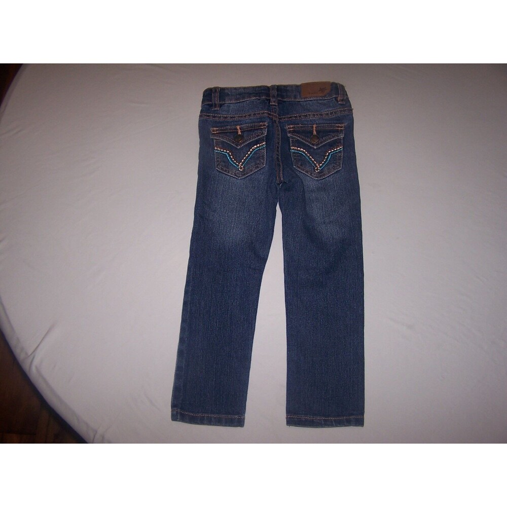 Yaso Jeans Girls Jeans Medium‎ Wash Size 4t - Picture 3 of 5